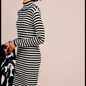 Marimekko Angervo Turtleneck Dress 100%Wool